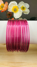 Onion Colour Plain Bangles