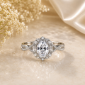 Oval Centered Ring