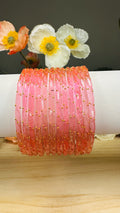 Baby pink Raindrop Bangles
