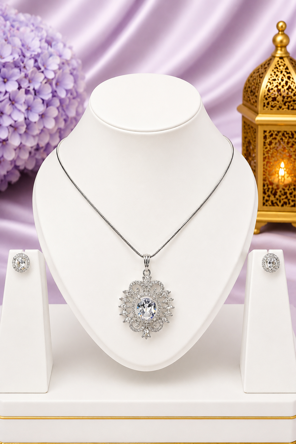 Premium Round White AD Set
