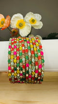 Multicolour Glass Bangles