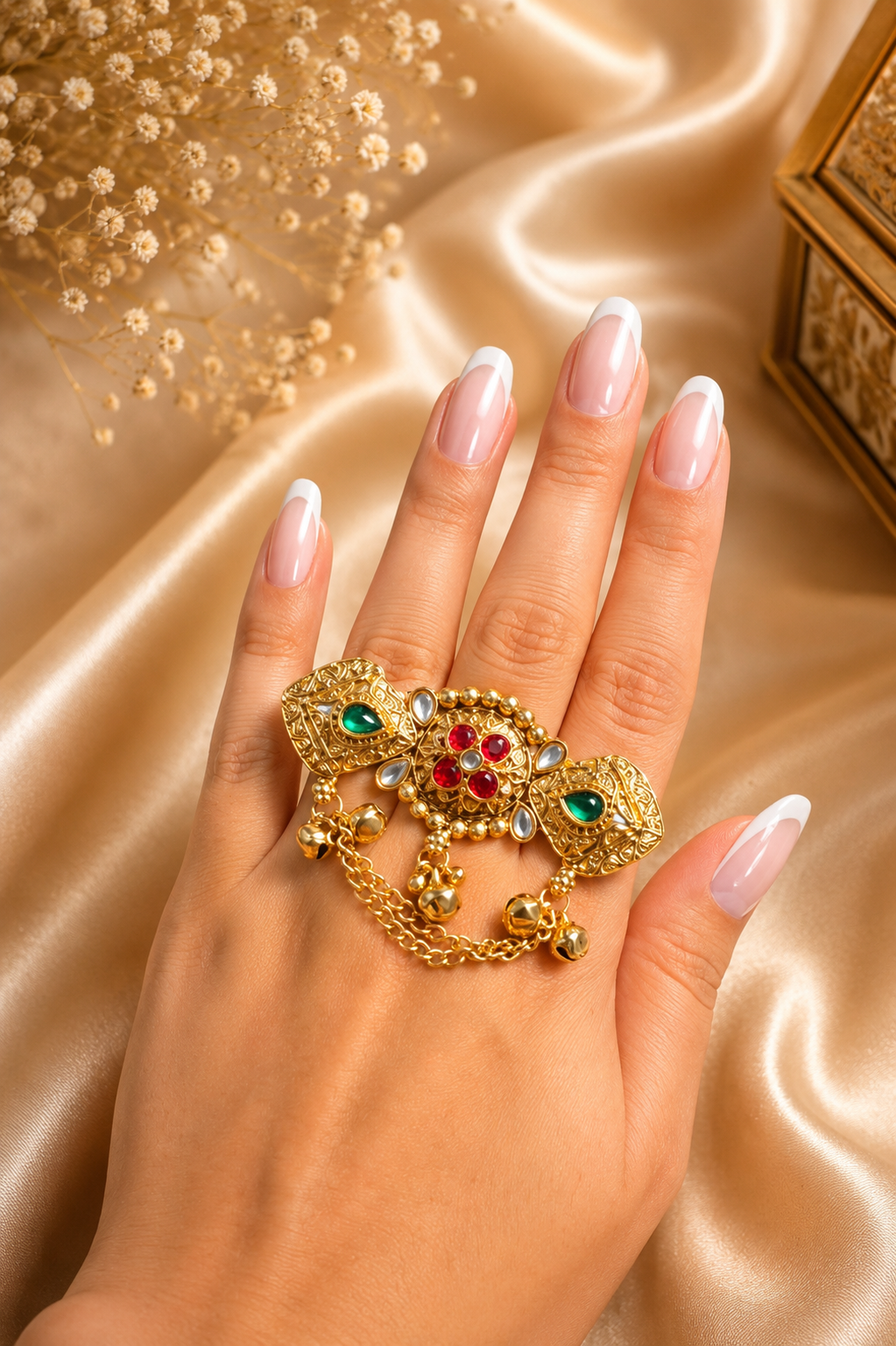 Wide Kashmiri Ring