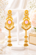Kashmiri Long Layered Earrings