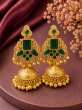 Green Kashmiri Earrings