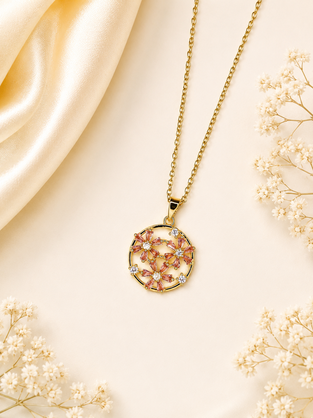 Round Anti-Tarnish Pendant Chain