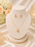 Baby Pink Anti-Tarnish Pendant Set