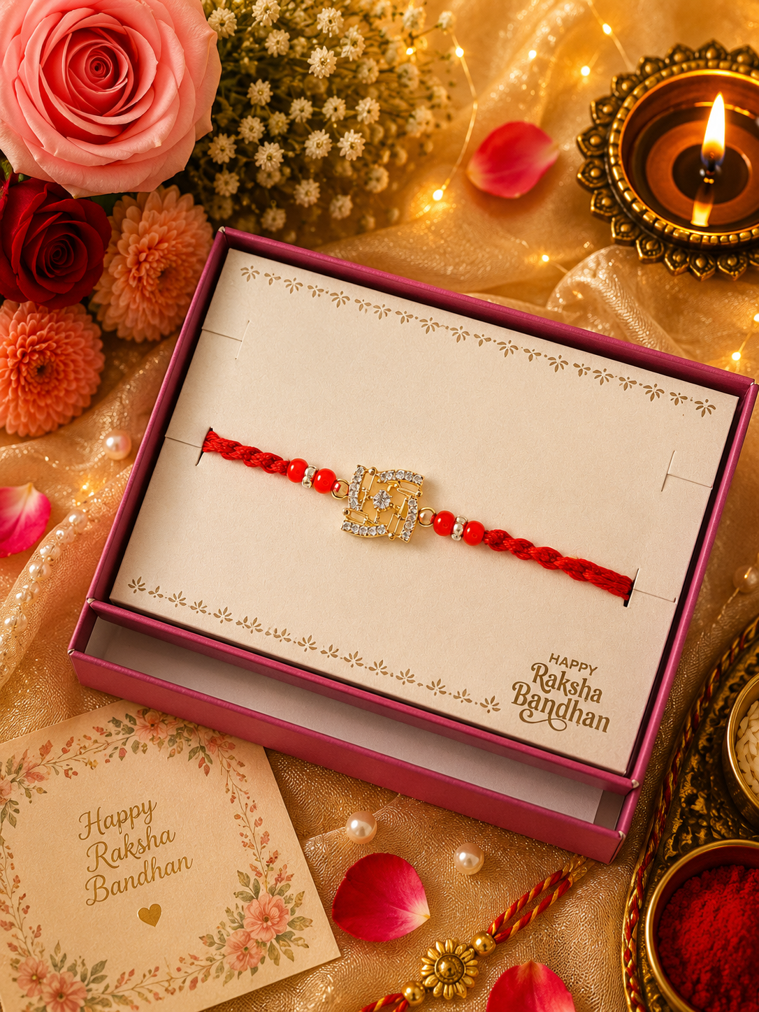 Premium Swastik Rakhi