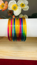 Multi colour Plain Glass Bangles