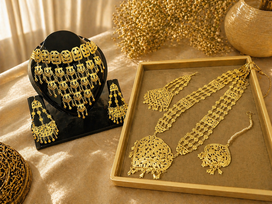 Punjabi Shahi Bridal Gold Jewellery Set
