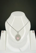 Baby Pink AD Necklace and Earrings set