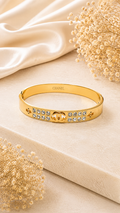 Diamond Studded Branded Imitation Bracelet