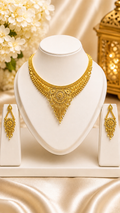 AV Royal Dubai Gold Necklace Set